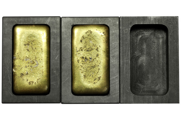 石墨模具与金条图片下载