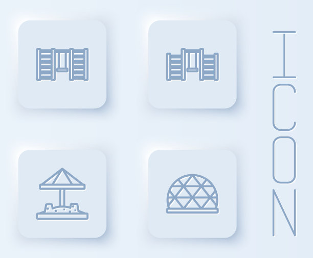 设置线瑞典墙沙箱与沙子和图片下载