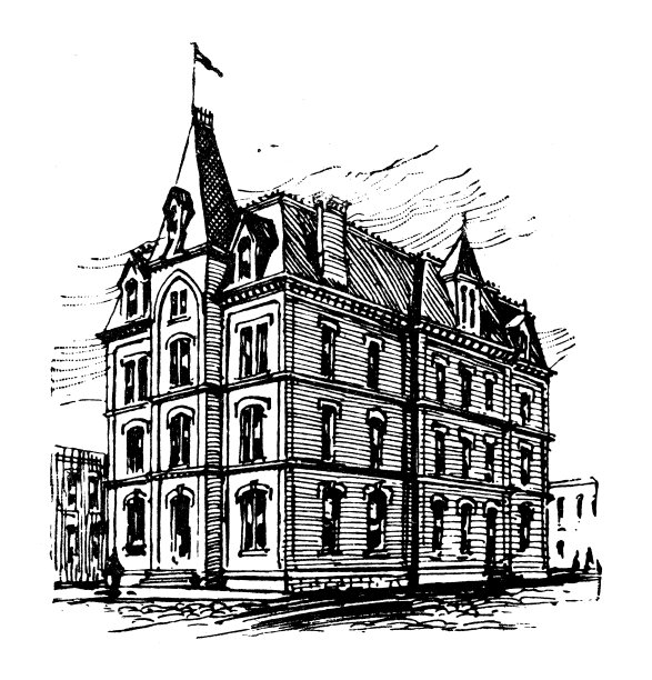 美国，田纳西州地标和公司的古董插图:诺克斯维尔，ET V和GRR的办公室图片下载