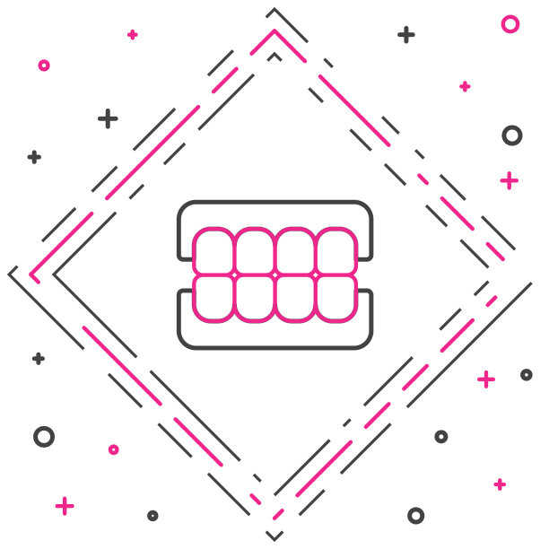 线假下巴图标隔离在白色背景图片下载