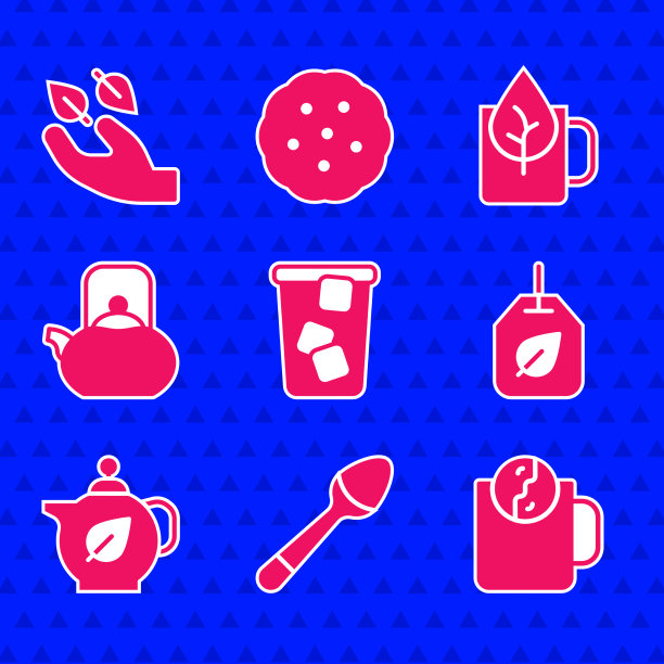 将冰茶茶匙放入茶叶茶壶袋中图片下载