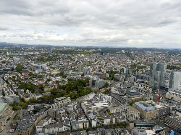 法兰克福市的美丽景色图片下载