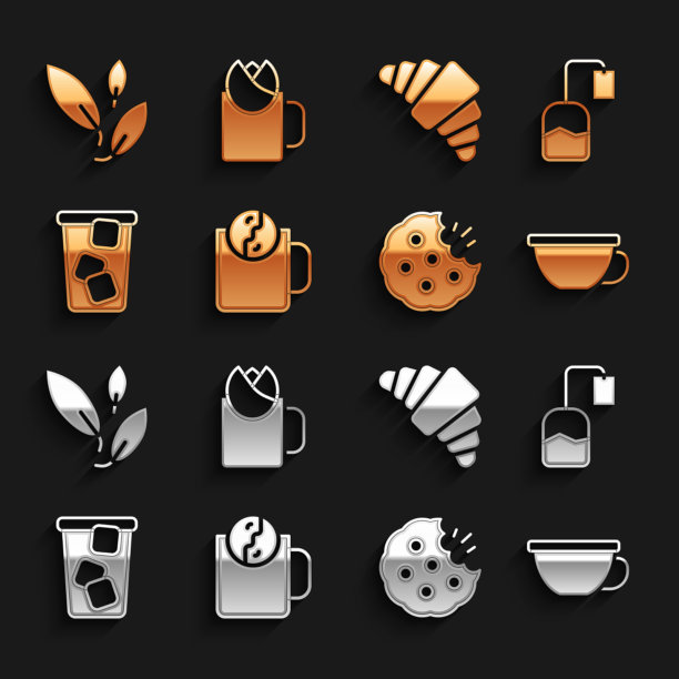 设定喝茶时间，包茶，杯茶，饼干或饼干图片下载