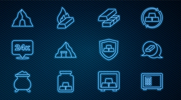 设行安全金条兑换货币矿图片下载