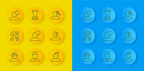 设一线脑震荡头痛药或丸图片下载