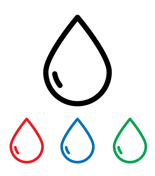 水滴图标集图片下载