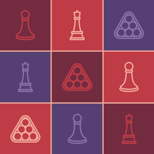 台球三角框中的棋子和台球图片下载