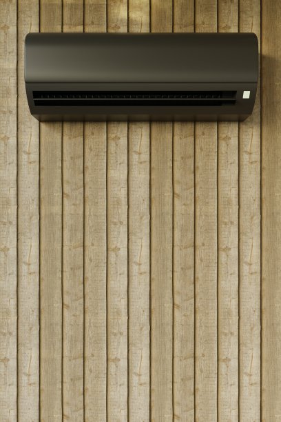 黑色空调3d渲染图片下载