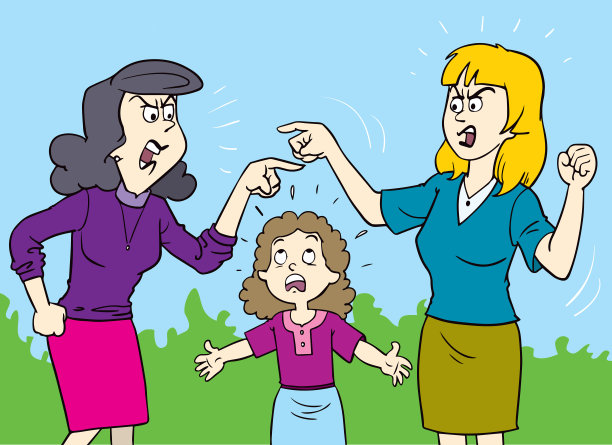 问题和冲突。吵架对孩子图片下载