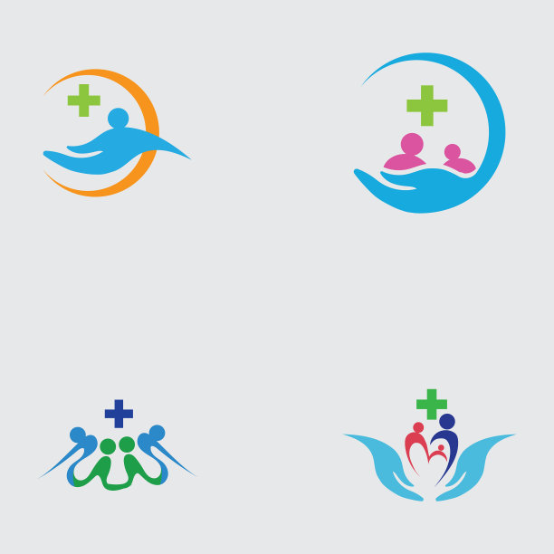 亲情爱心标志及符号设计图片下载