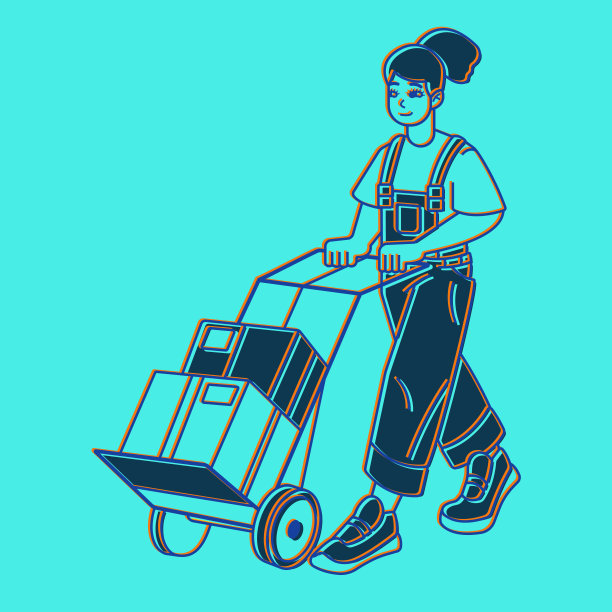 人物在现代风格，平面插图。向量。工作,工作。服务工作。图片下载