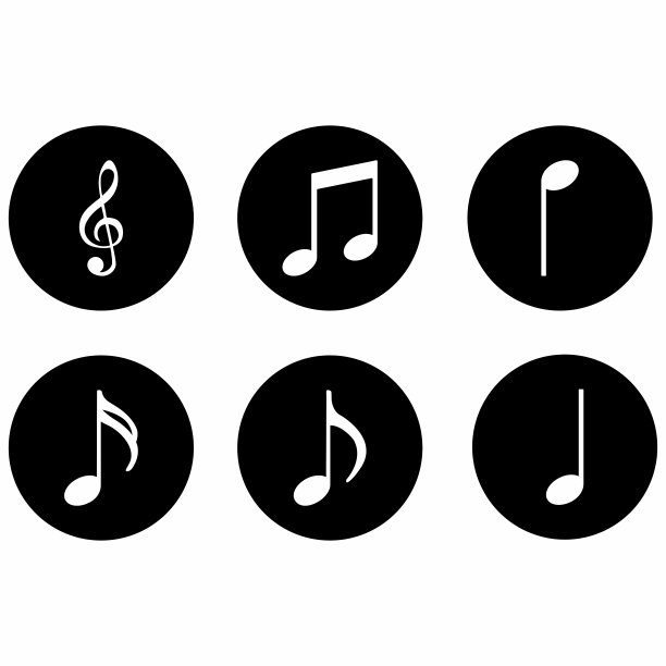 音乐笔记图标图片下载