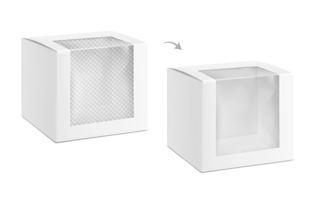 超级简单的方形盒子模型，有一个逼真的塑料窗户。你可以把你的产品放在里面，得到一个现实的。图片下载