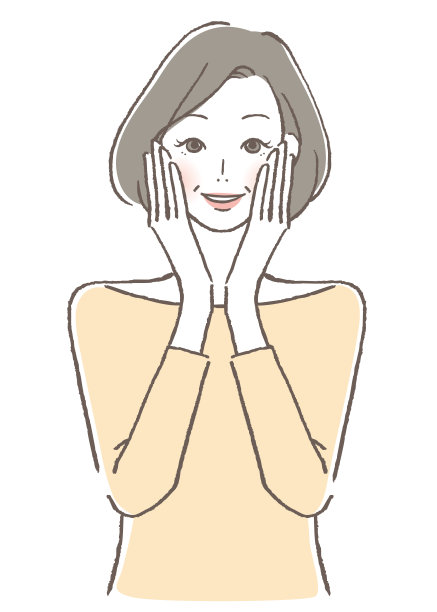 微笑的中年妇女图片下载