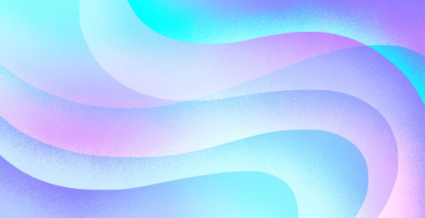 抽象波梯度，噪音和霓虹色背景插图图片下载