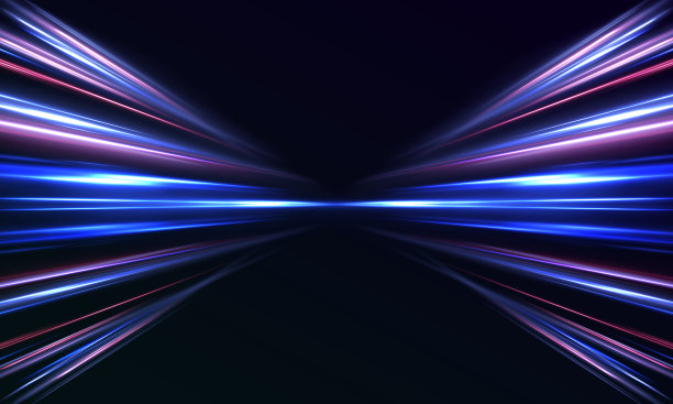 全景高速技术概念，光抽象背景。图片下载