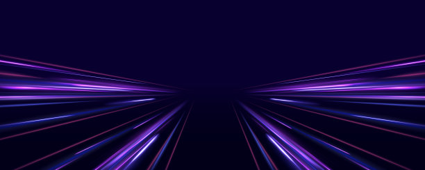 全景高速技术概念，光抽象背景。图片下载