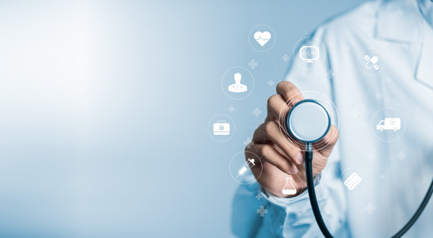 医学概念。医疗网络连接，数字医疗和医疗技术。图片下载