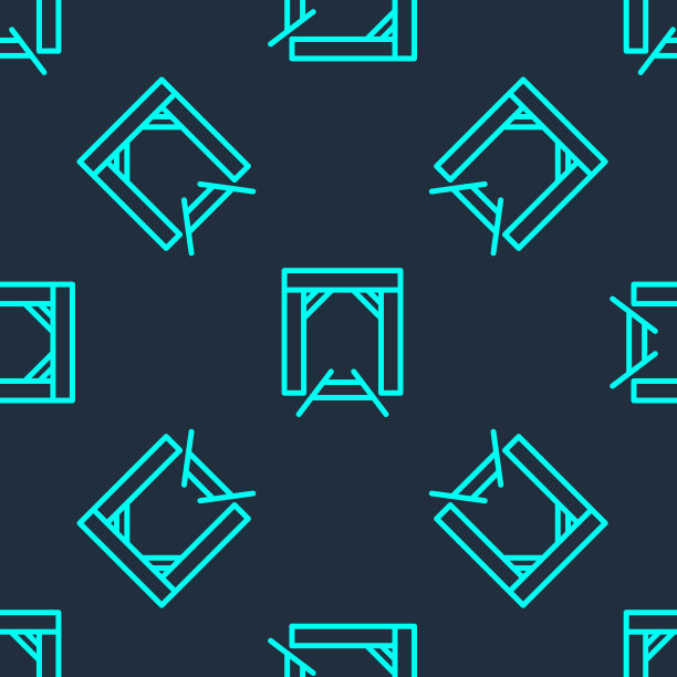 绿线矿井入口图标隔离无缝图片下载