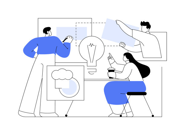 起草一份商业计划抽象概念图片下载