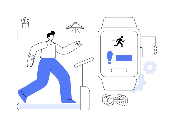 智能手表高级运动跟踪摘要图片下载