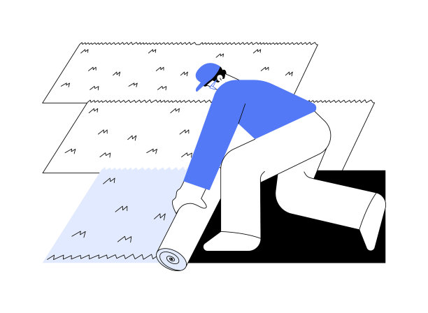 铺设草皮抽象概念图片下载