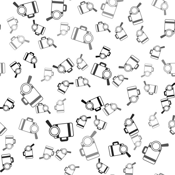 黑色航空公司寻找丢失行李图标服务图片下载