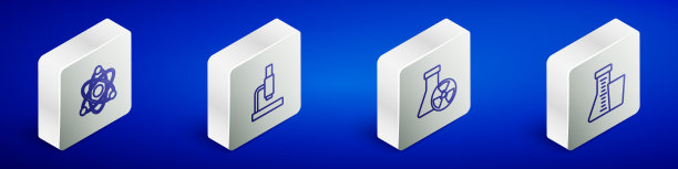 设置等距线原子显微镜试管图片下载