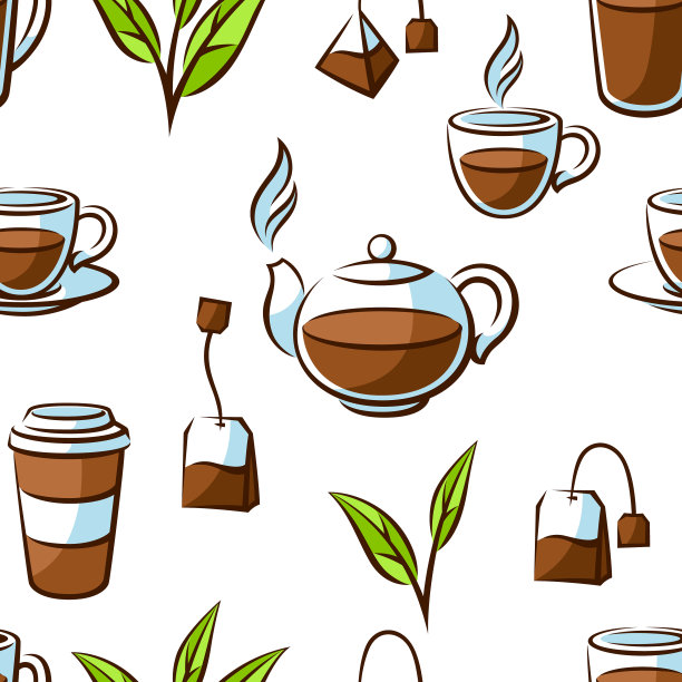 图案与红茶项目背景与茶图片下载
