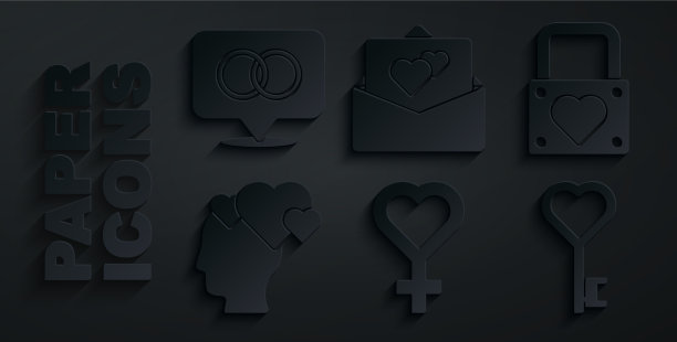 设置女性性别符号锁和心头图片下载