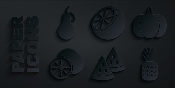 西瓜南瓜猕猴桃菠萝图片下载