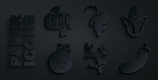 姜、根、玉米、橙、茄子等水果图片下载