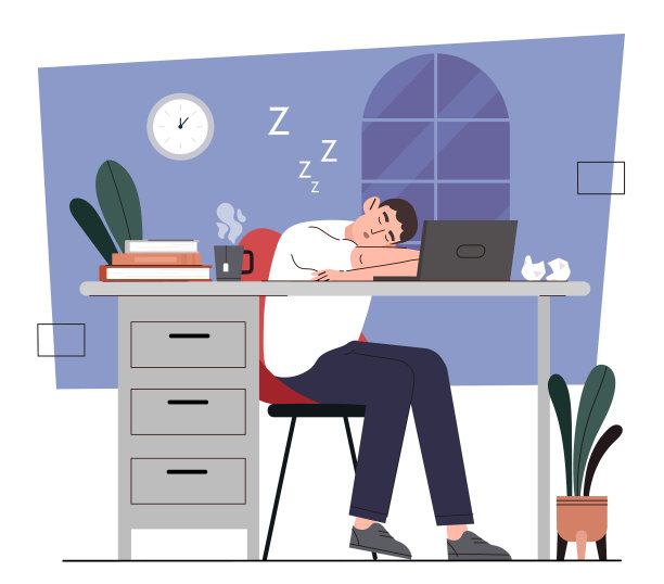 常规学生睡眠概念图片下载