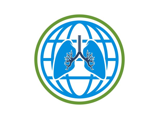 圆形，有线球和肺图片下载