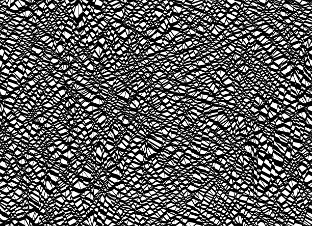 无缝黑白几何图案图片下载