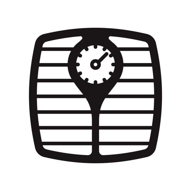 重量秤字形图标图片下载