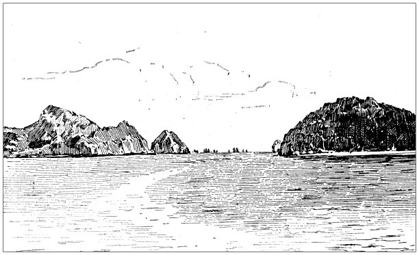 仿古形象:下龙湾，下龙湾图片下载