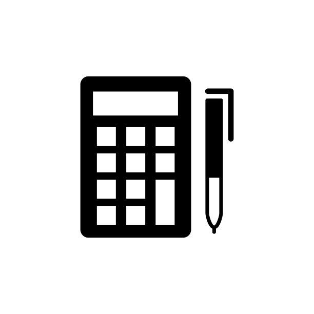 会计固体平面图标。Icon适用于网页、手机应用、UI、UX、GUI设计。图片下载