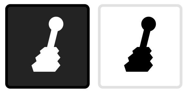 Shift Stick图标上的黑色按钮与白色翻转图片下载