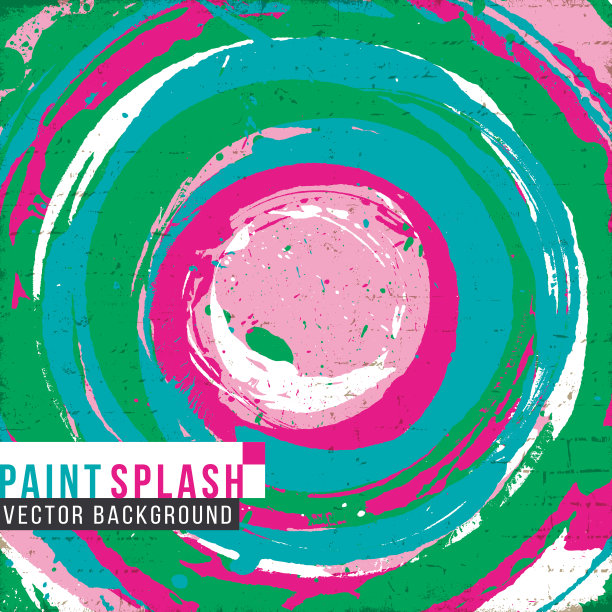 抽象油漆喷溅背景- 01图片下载