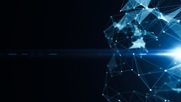 数字连接网络的未来背景与拷贝空间图片下载