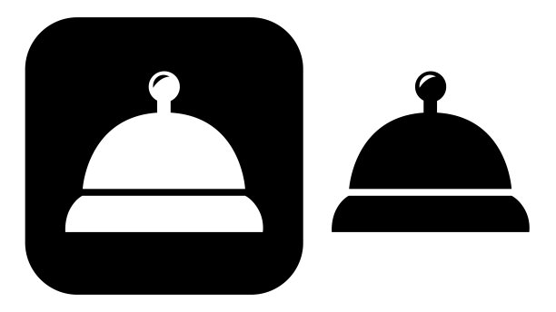 黑白桌面钟图标图片下载