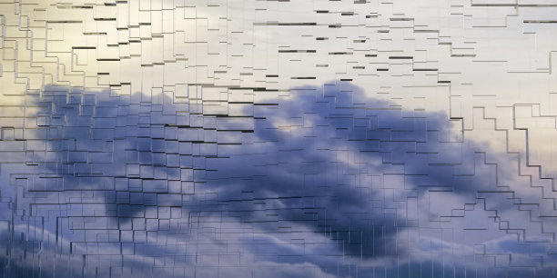 碎片化现实:数字云景观图片下载