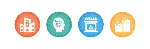 购物和零售相关的图标，矢量符号插图。图片下载