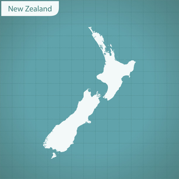 新西兰的地图图片下载