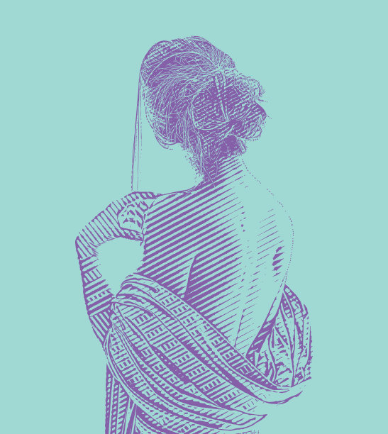 美丽的女人和她的化妆品图片下载