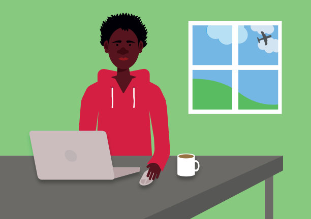 在家工作图片下载