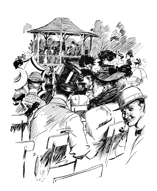 公园里的温泉音乐会图片下载