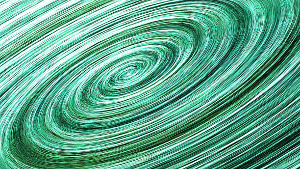 4K旋转线条抽象背景霓虹类似色图片下载