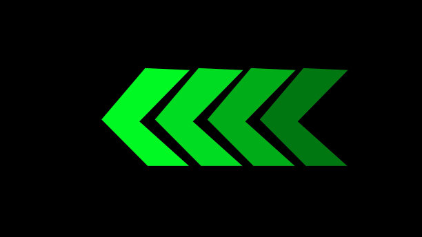 4K动画的箭头标志背景与可选的亮度哑光。包括Alpha Luma Matte。图片下载